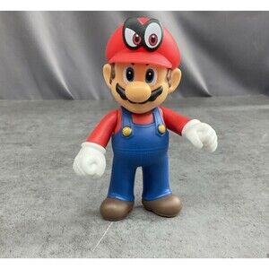 Mario Figure With Cappy , 5 Inches Tall